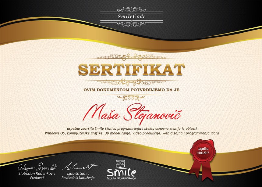 Smile Sertifikat